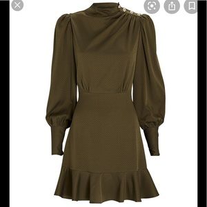 Intermix Pamela silk mini dress